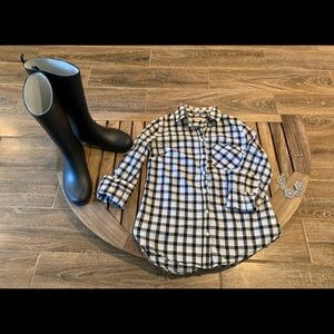 Checkered oxford: Size XS